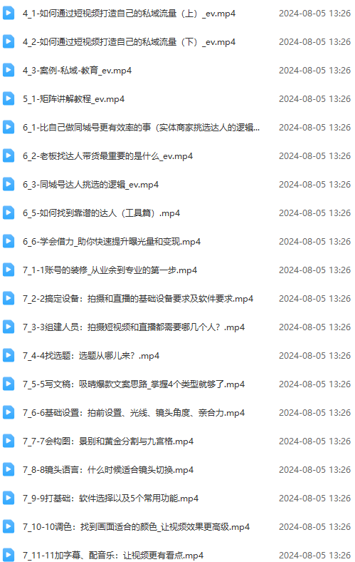 图片[2]-实体店老板获客特训营：认知、定位、文案、矩阵、直播、AI等(72节-金易项目网
