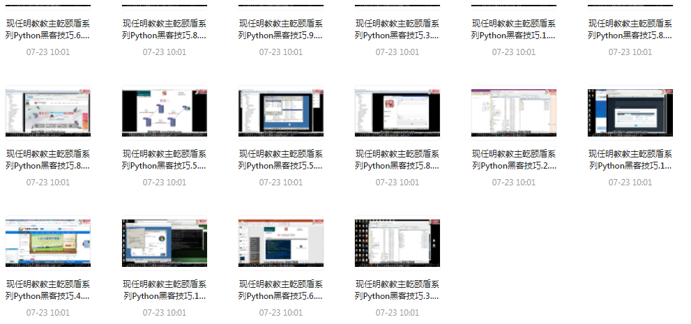 Python黑客技巧课程-金易项目网