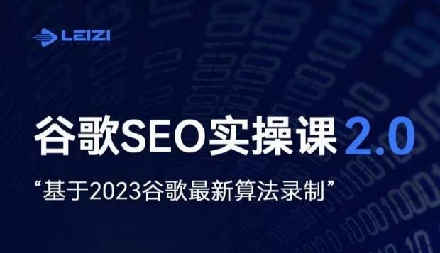 雷子·谷歌SEO 2.0实战课，独立站询盘自由必备，基于2023谷歌最新算法录制-金易项目网