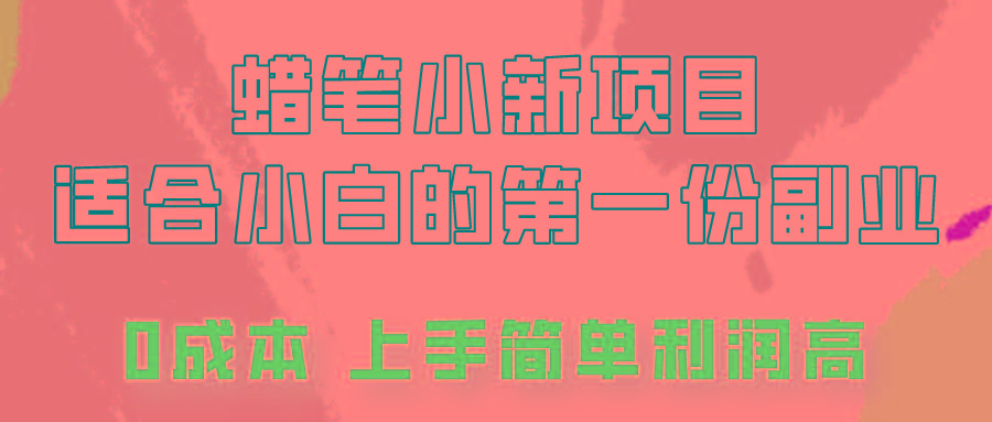 蜡笔小新项目拆解，0投入，0成本，小白一个月也能多赚3000+-金易项目网