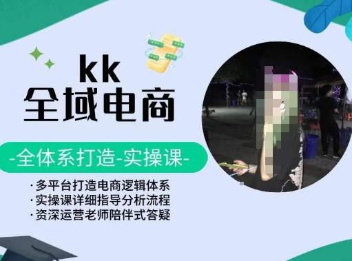 KK全域电商，全体系打造实操课，多平台打造电商逻辑体系-金易项目网