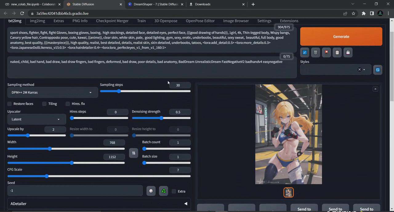 图片[4]-利用Stable Diffusion创建动漫艺术图像使用AI绘画赚钱-中英字幕-金易项目网